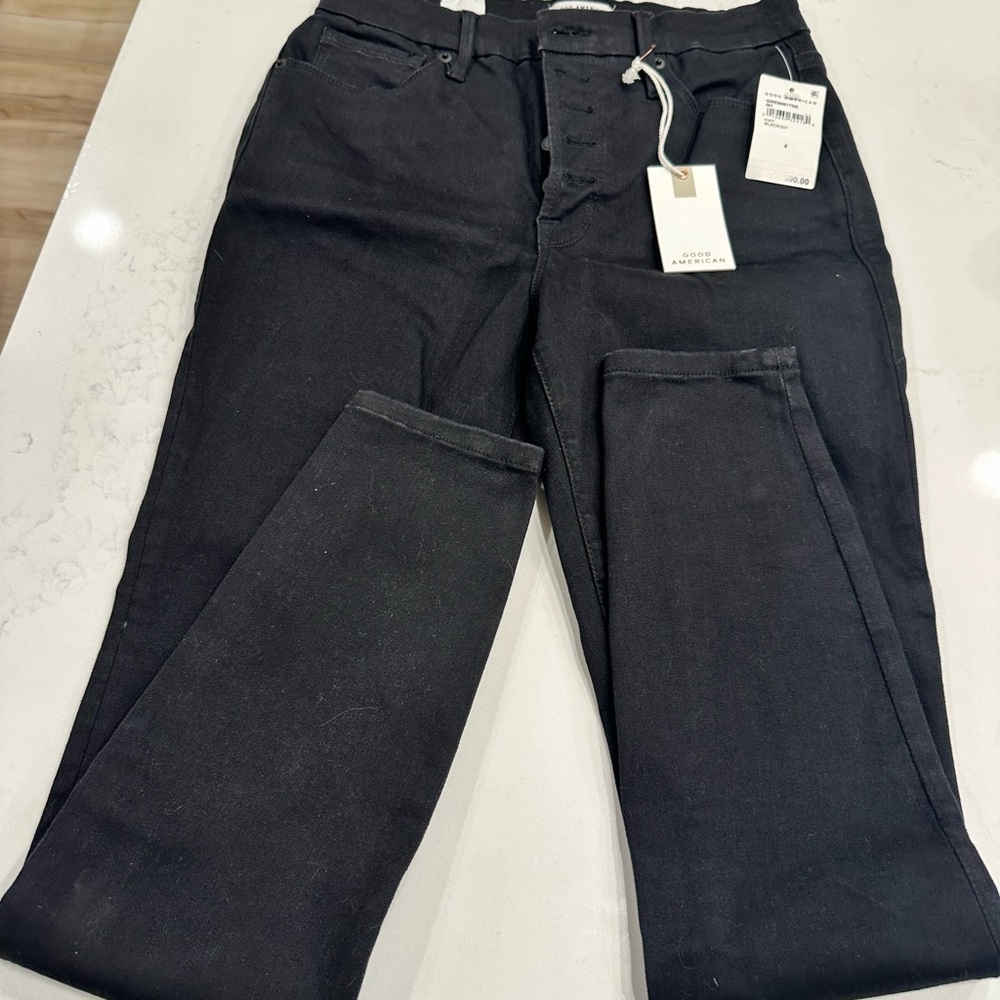 Good American Dark Denim Jeans High Rise